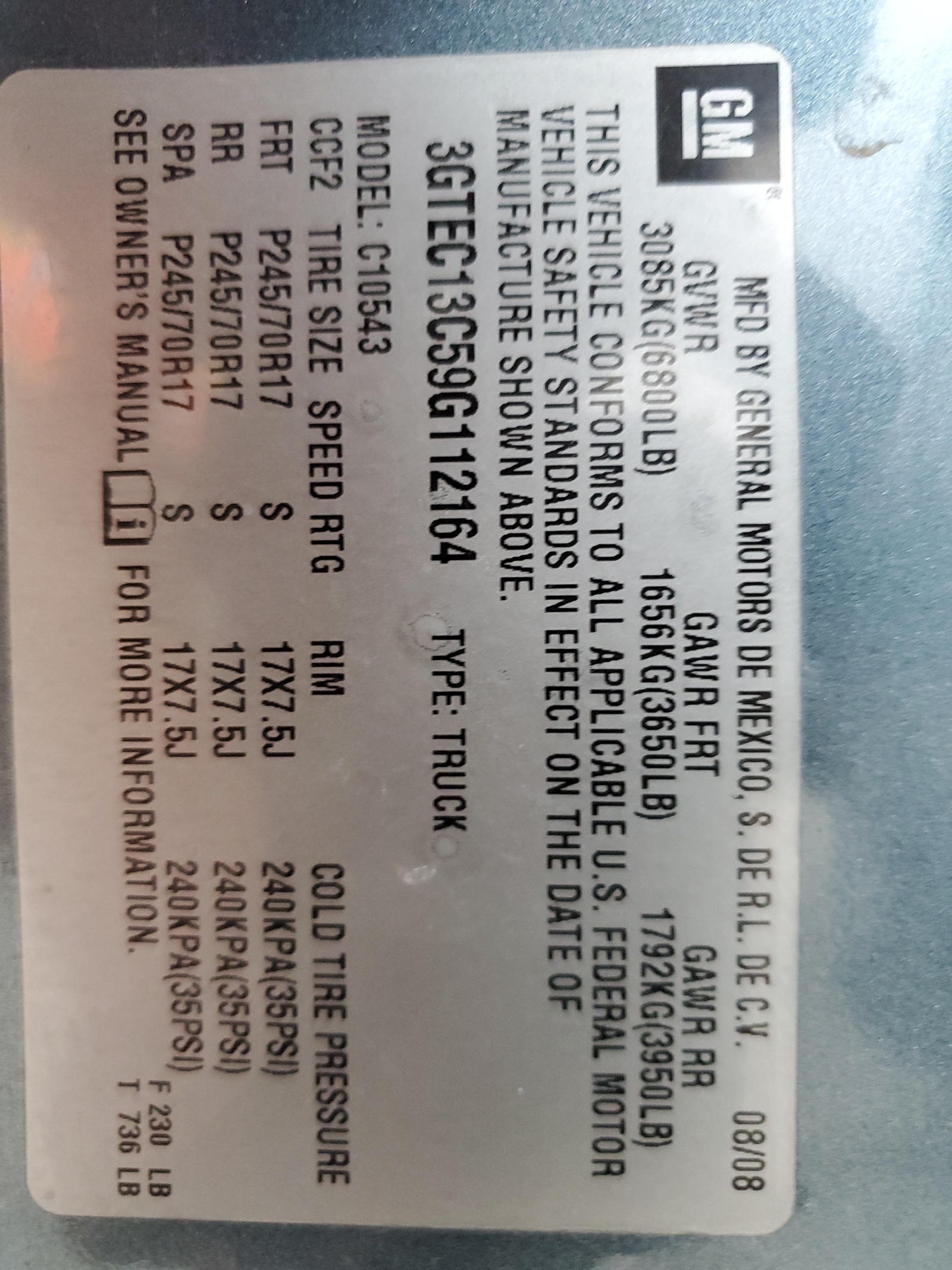 3GTEC13C59G112164 2009 GMC Sierra C1500