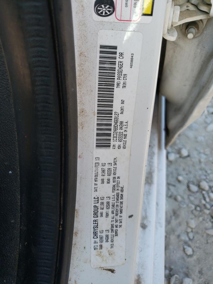 2013 Dodge Avenger Se VIN: 1C3CDZAB9DN669127 Lot: 55840214