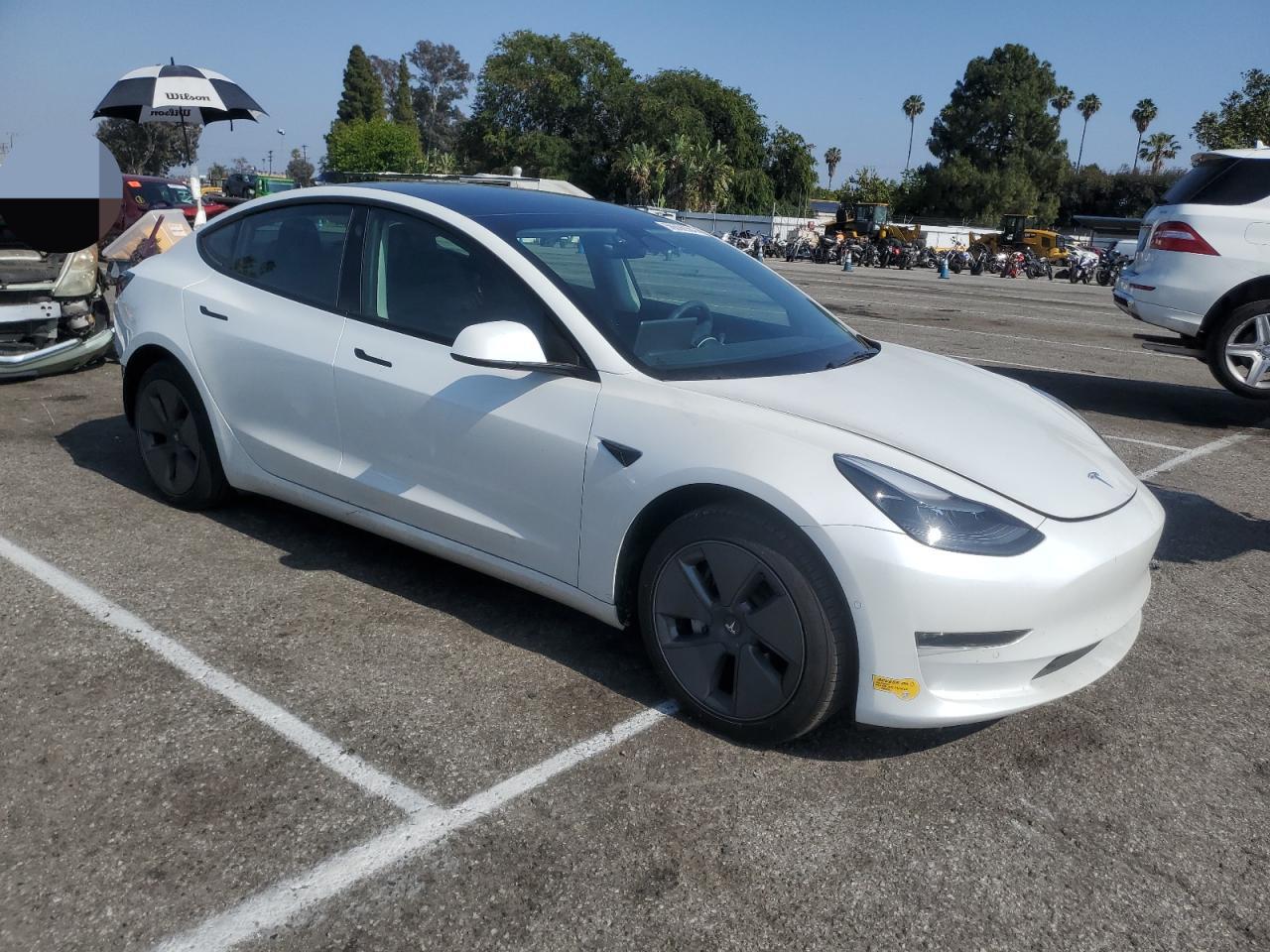 VIN 5YJ3E1EB4NF307906 2022 TESLA MODEL 3 no.4