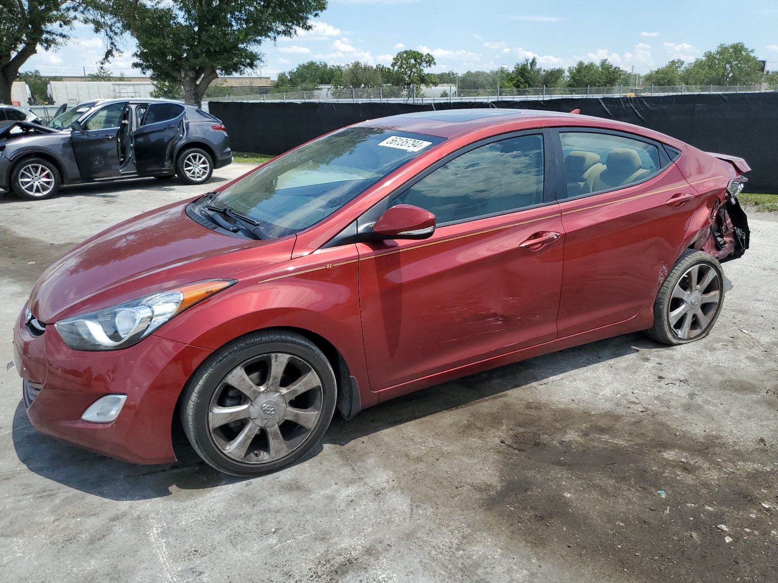 5NPDH4AE5DH243825 2013 Hyundai Elantra Gls