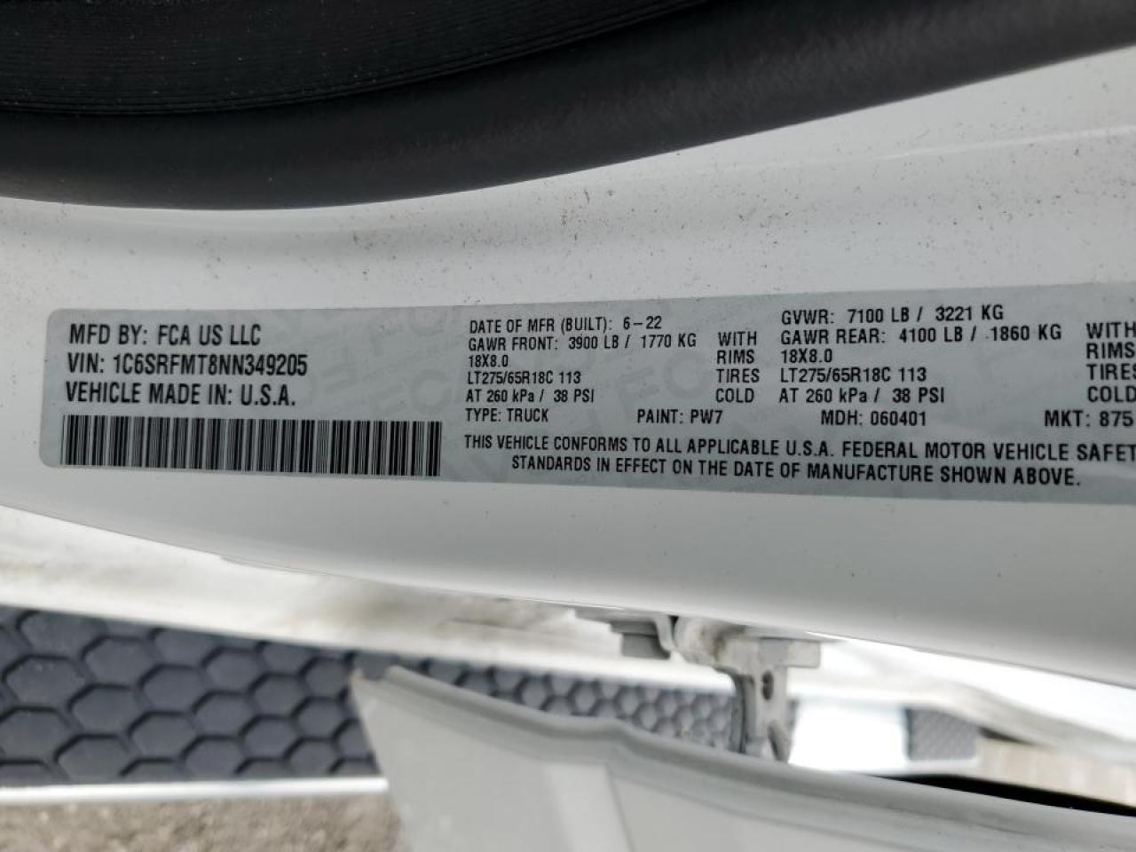 2022 RAM 1500 - Image 12