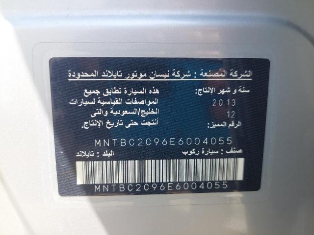MNTBC2C96E6004055 - 2014 NISSAN TIIDA - #54485074