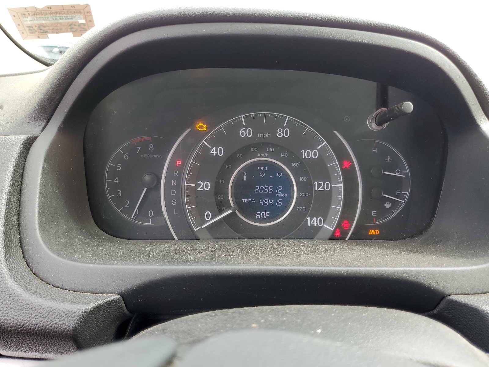 2HKRM4H30GH637839 2016 Honda Cr-V Lx