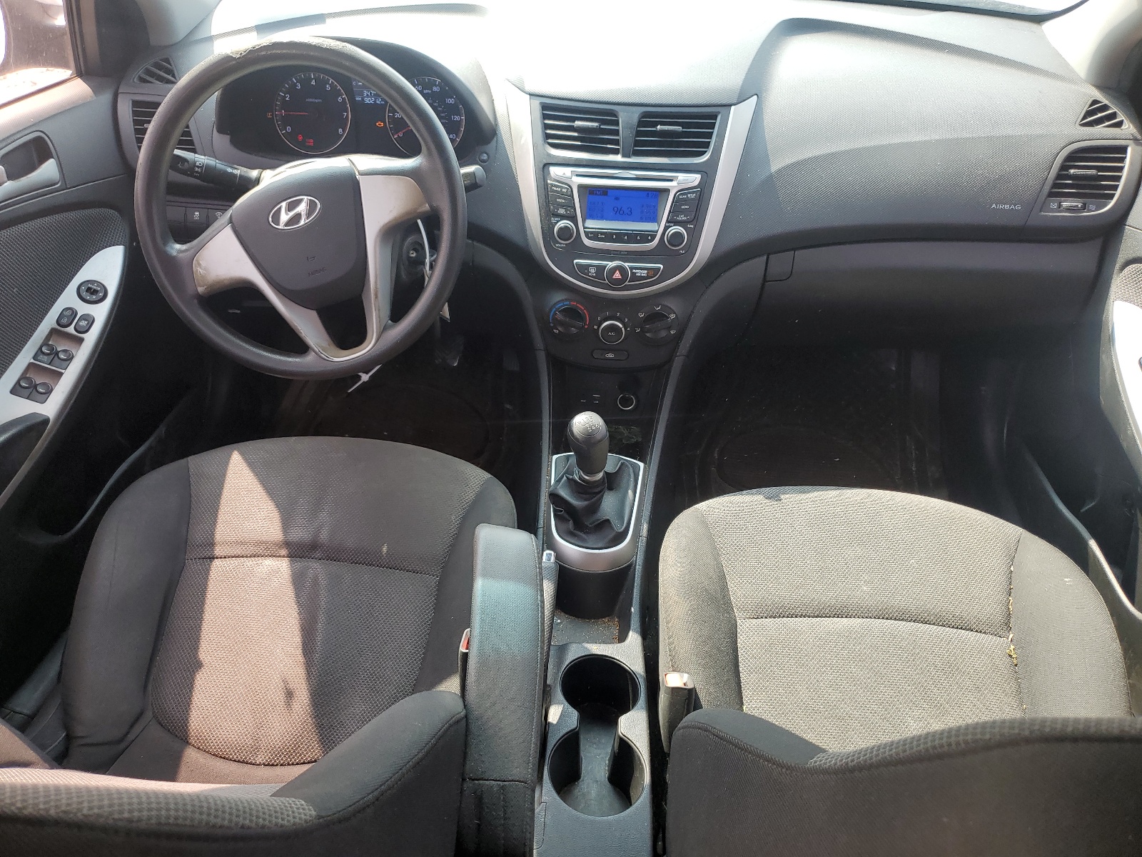 KMHCT5AE6EU155823 2014 Hyundai Accent Gls