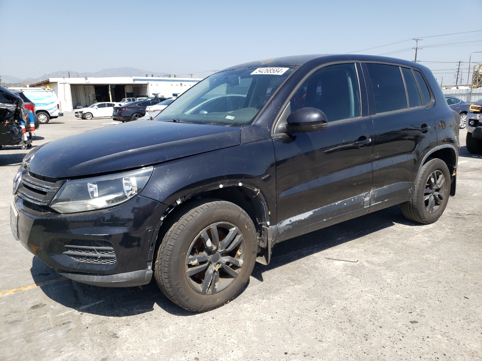 2013 Volkswagen Tiguan S vin: WVGAV7AX9DW539726