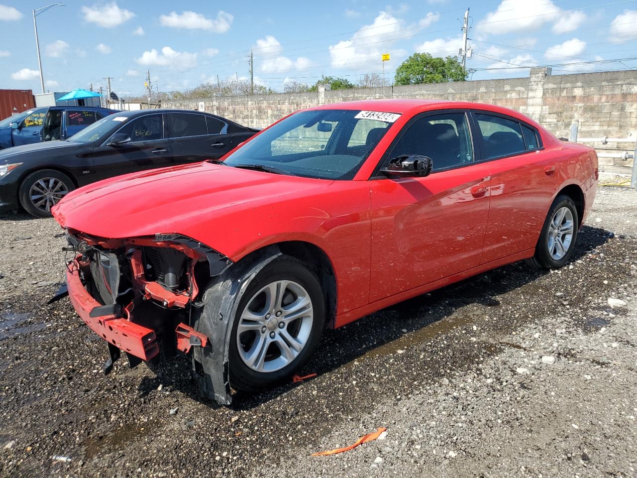 VIN 2C3CDXBG3NH200995 2022 DODGE CHARGER no.1