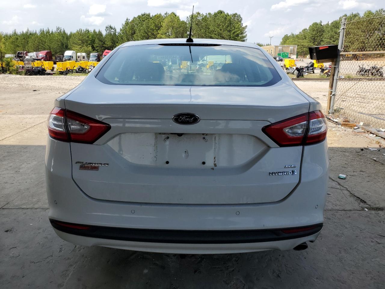 2016 Ford Fusion Se Hybrid VIN: 3FA6P0LU0GR318625 Lot: 54203244