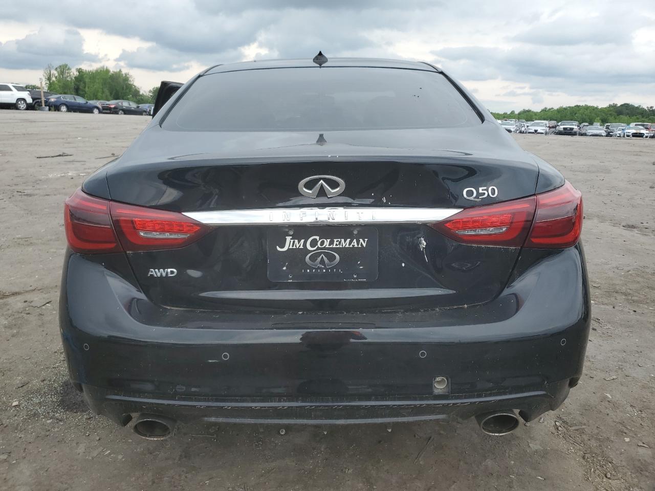 2021 Infiniti Q50 Luxe VIN: JN1EV7BR7MM752100 Lot: 53683174