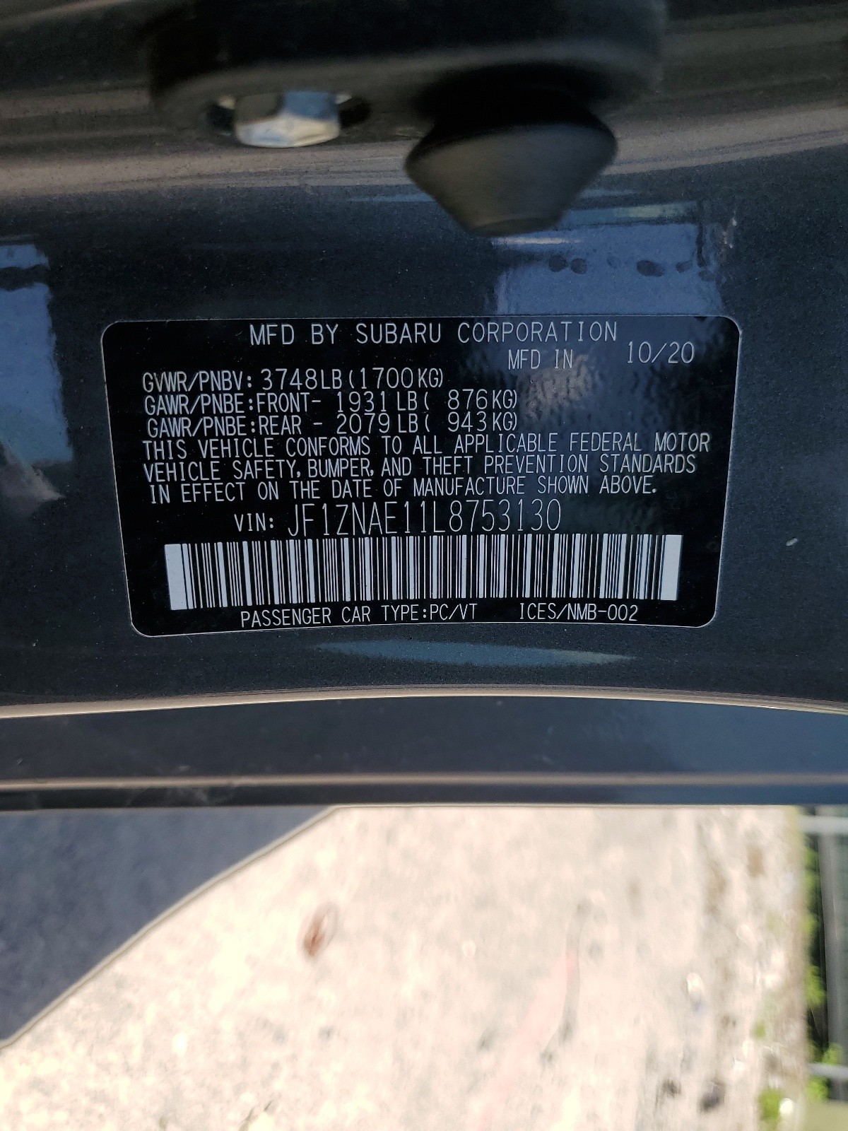 JF1ZNAE11L8753130 2020 Toyota 86 Gt