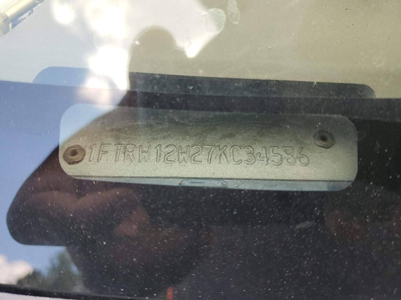 2007 Ford F150 Supercrew VIN: 1FTRW12W27KC34586 Lot: 54987934