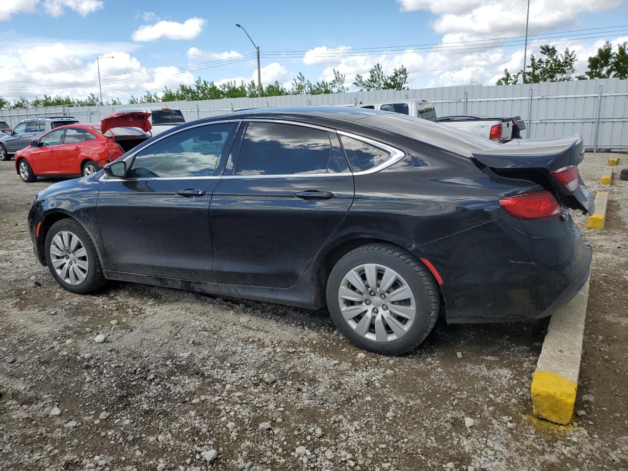 2015 Chrysler 200 Lx black null gas 1C3CCCFB0FN549857 photo #3