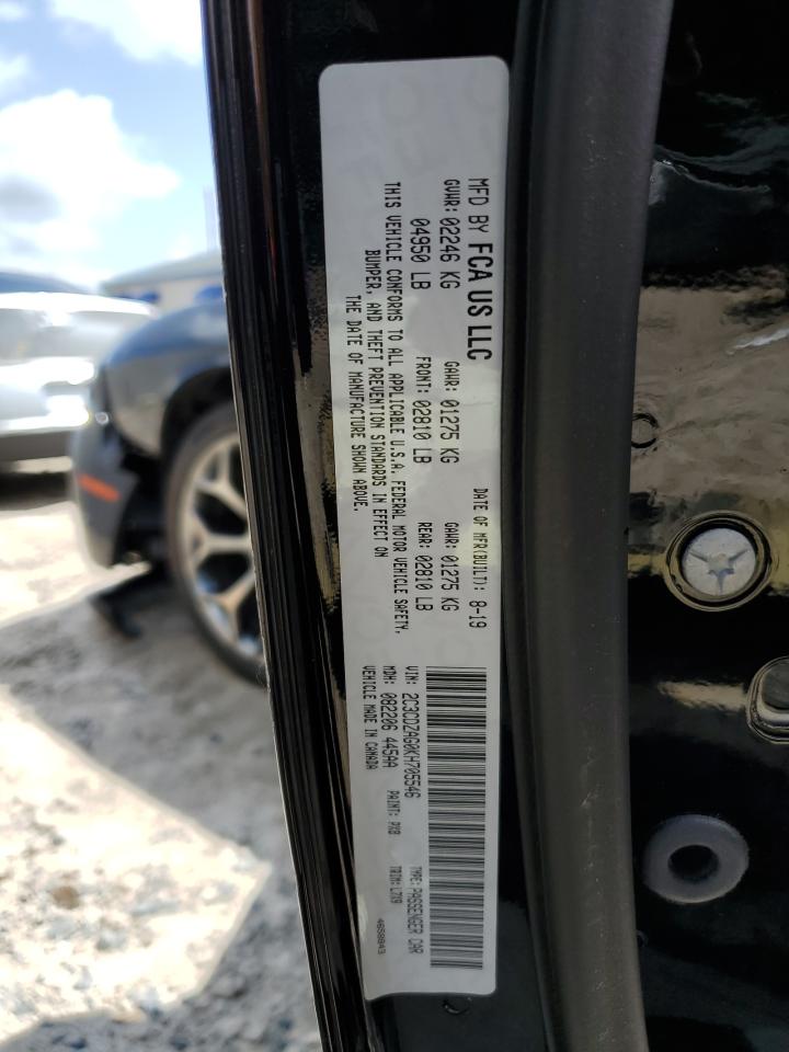 2019 Dodge Challenger Sxt VIN: 2C3CDZAG0KH705546 Lot: 53232484