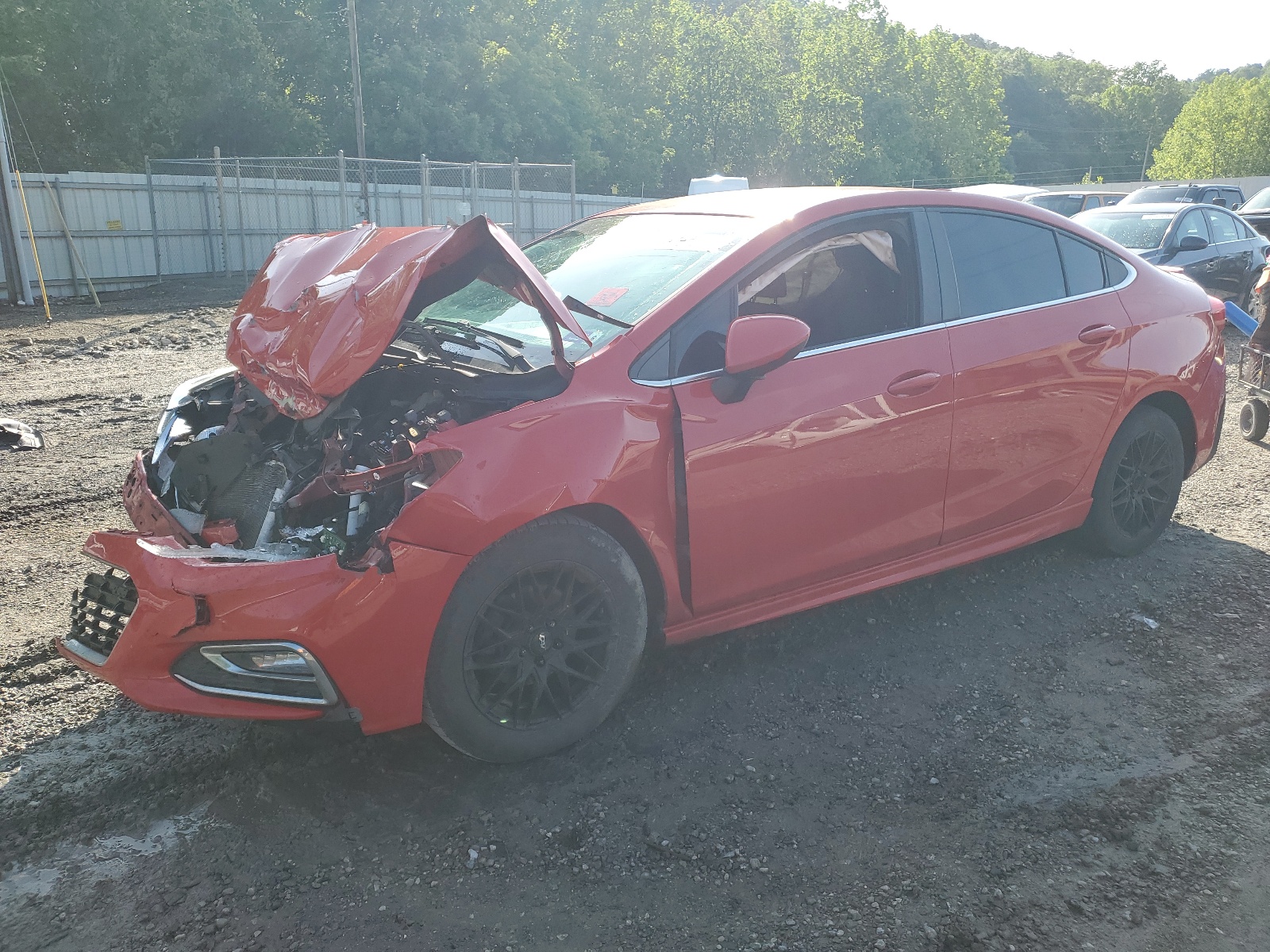 2017 Chevrolet Cruze Lt vin: 1G1BD5SM7H7176419