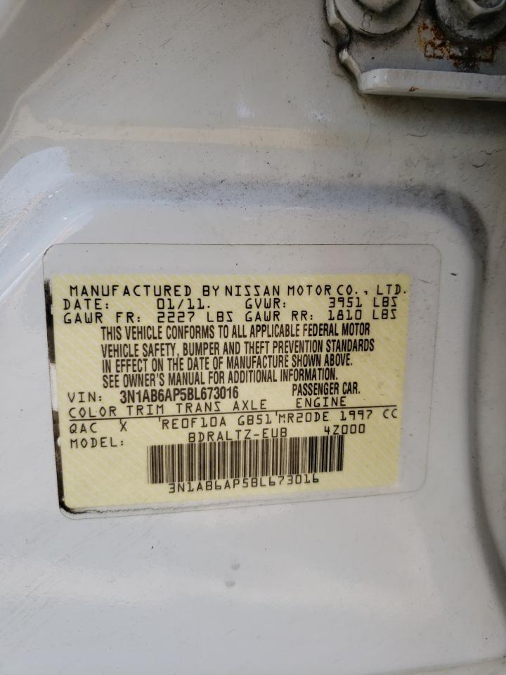 3N1AB6AP5BL673016 2011 Nissan Sentra 2.0