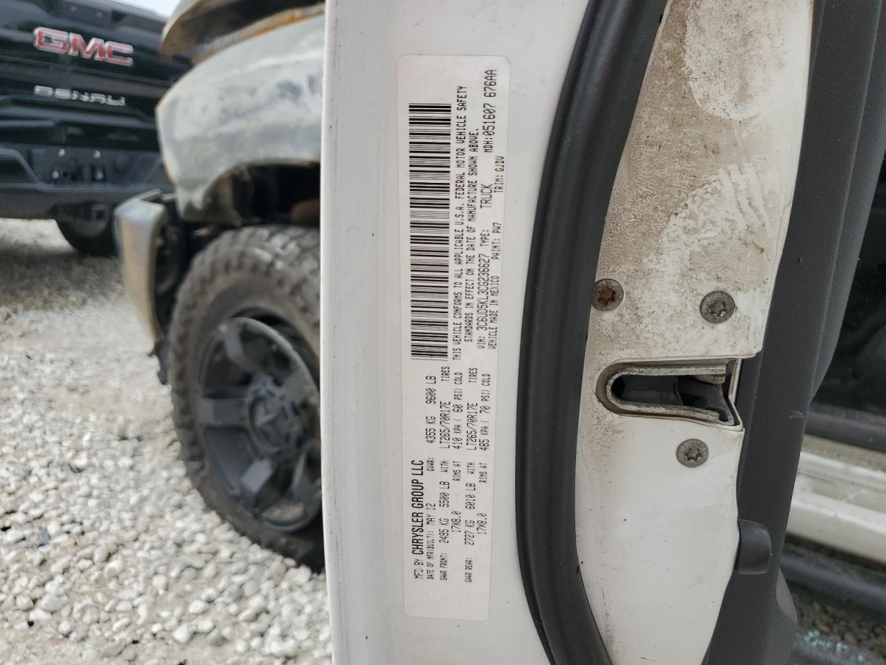 3C6UD5KL3CG236627 2012 Dodge Ram 2500 Laramie