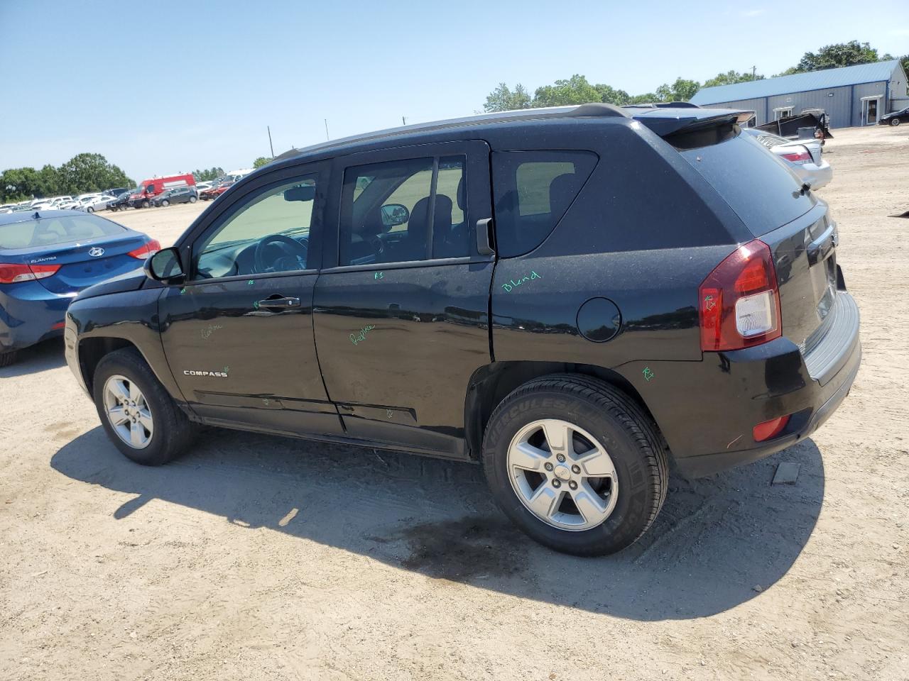 2017 Jeep Compass Latitude VIN: 1C4NJCEA2HD116486 Lot: 55621464