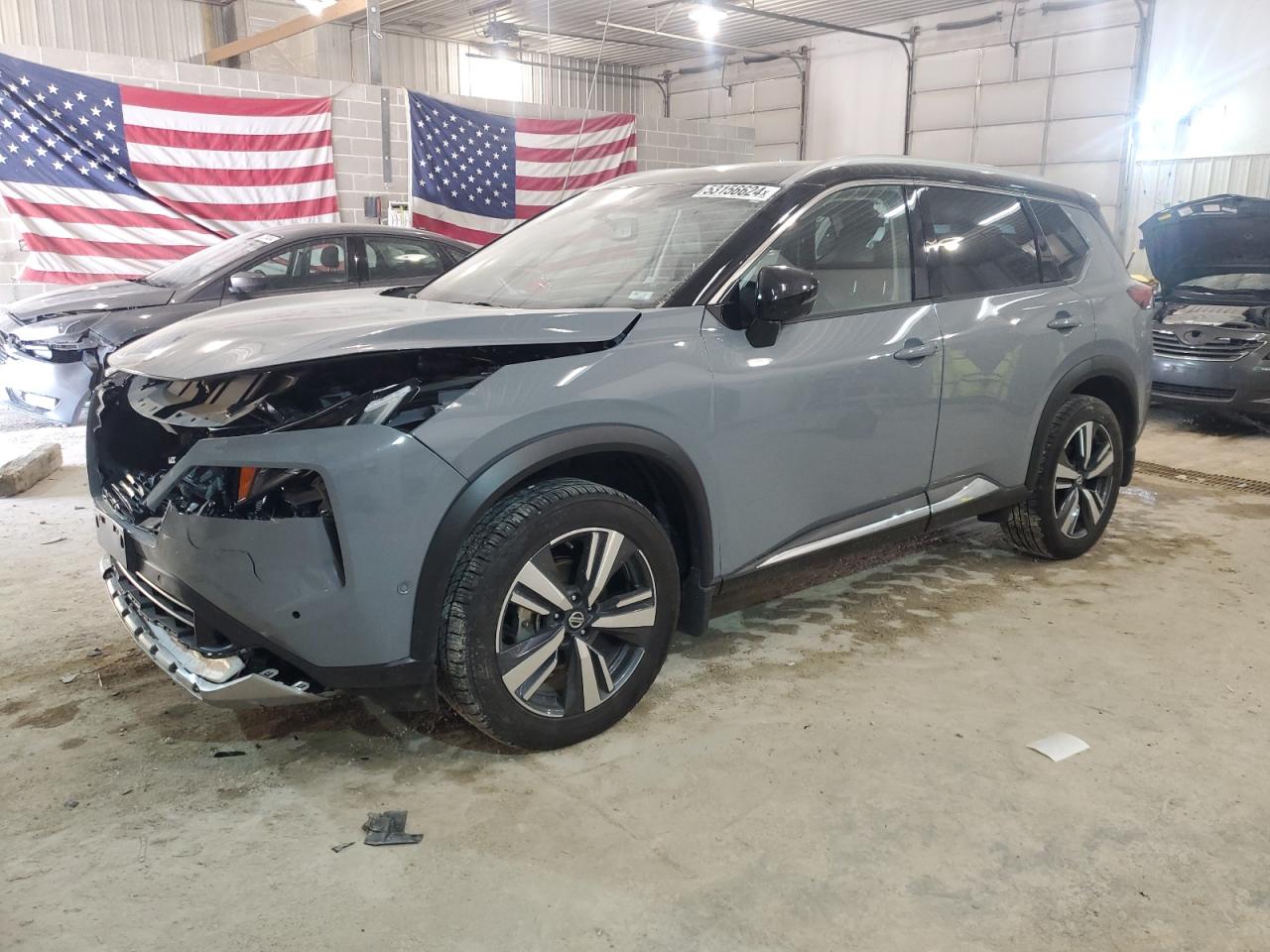 2021 Nissan Rogue Platinum VIN: JN8AT3DDXMW301828 Lot: 53156624