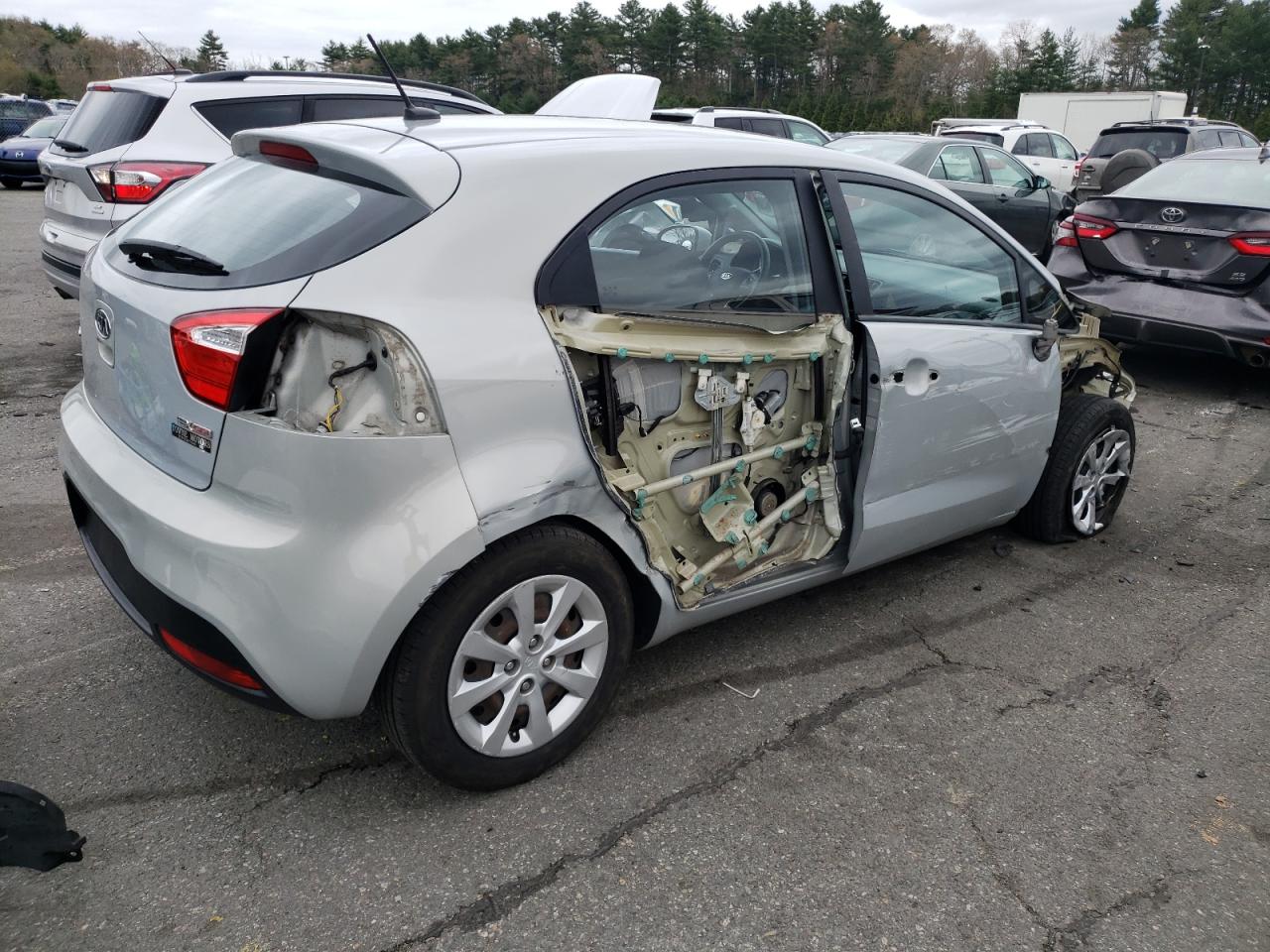 2012 Kia Rio Ex VIN: KNADN5A37C6011407 Lot: 52861034