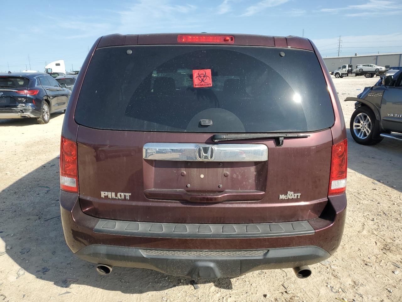 2013 Honda Pilot Exl VIN: 5FNYF3H50DB032893 Lot: 54276394