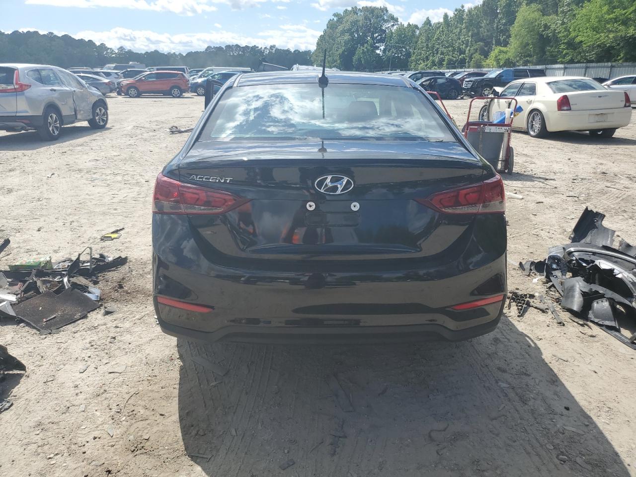 2022 Hyundai Accent Se VIN: 3KPC24A63NE153763 Lot: 54980214