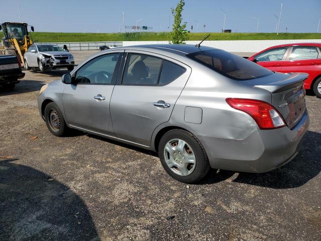  NISSAN VERSA 2014 Сріблястий