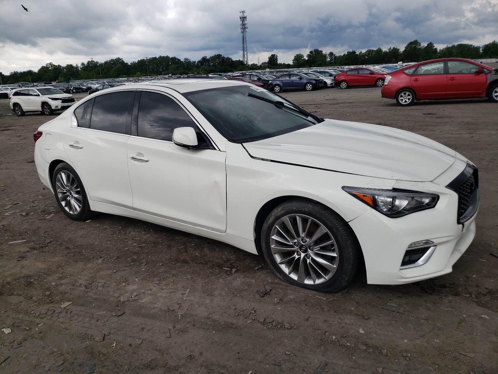 2018 Infiniti Q50 Luxe vin: JN1EV7AP5JM363225