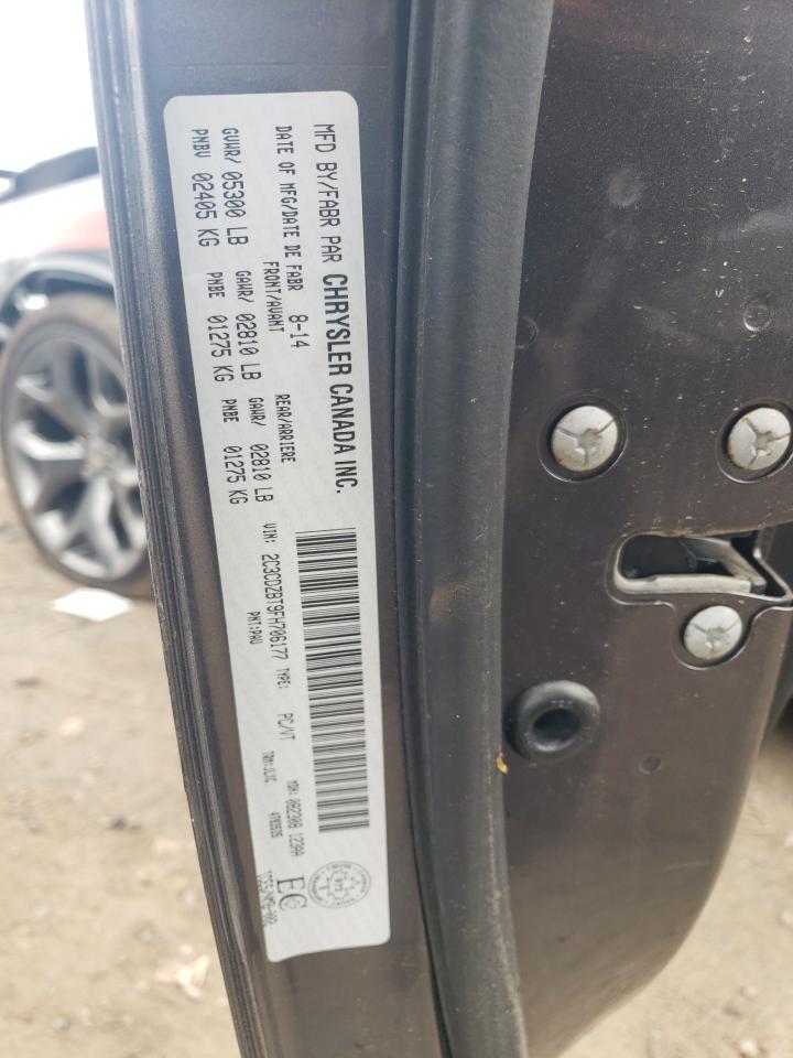 2015 Dodge Challenger Sxt Plus VIN: 2C3CDZBT9FH706177 Lot: 54056274