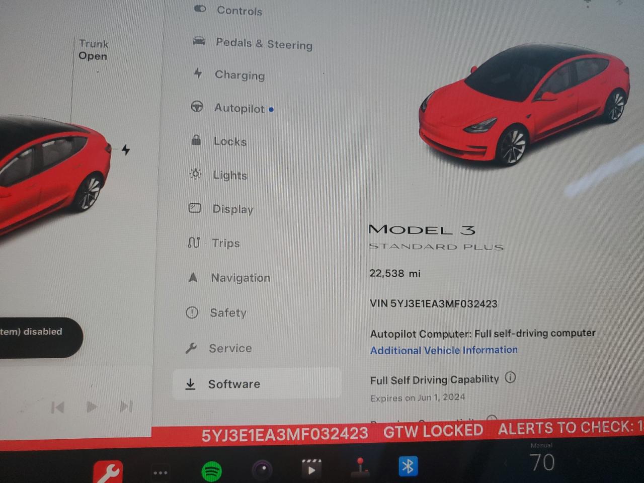 5YJ3E1EA3MF032423 2021 Tesla Model 3