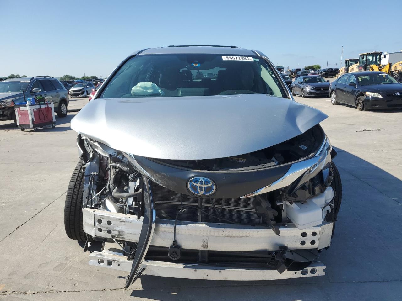 2022 Toyota Sienna Le VIN: 5TDKRKEC4NS099438 Lot: 55672994