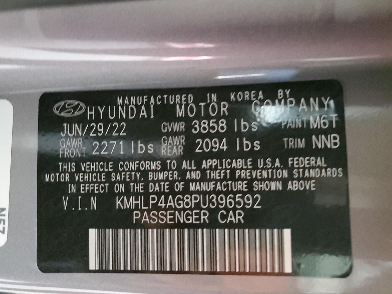 KMHLP4AG8PU396592 2023 HYUNDAI ELANTRA - Image 15