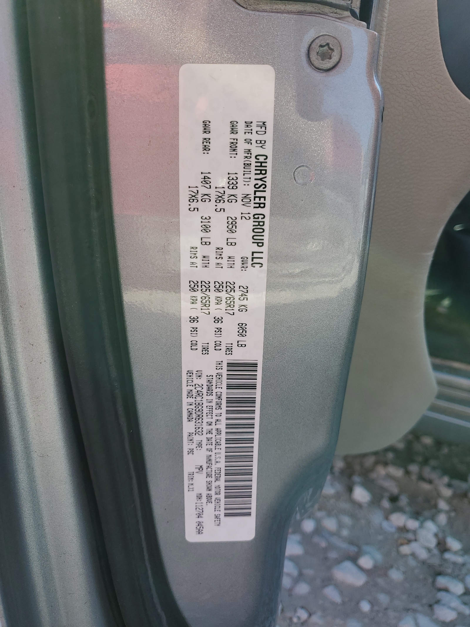 2C4RC1BG9DR631632 2013 Chrysler Town & Country Touring