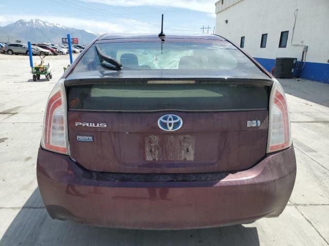  TOYOTA PRIUS 2013 Бургунди