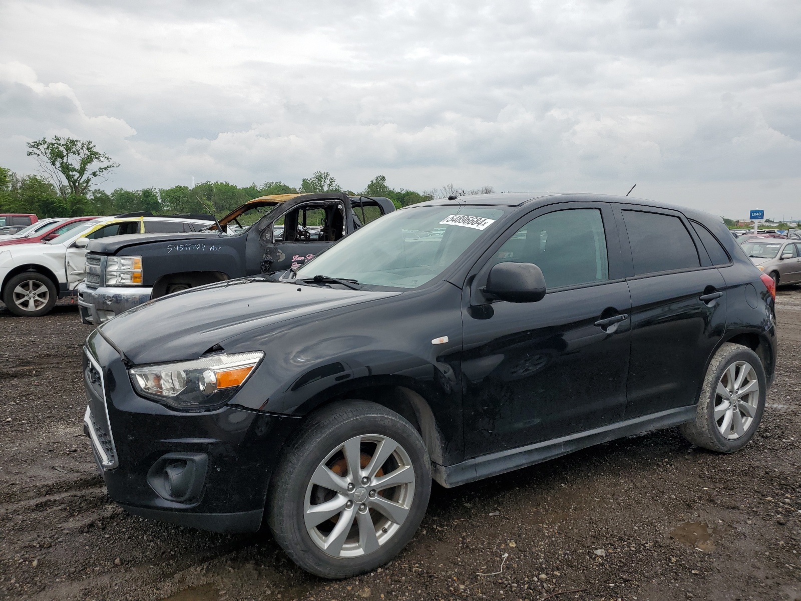 2015 Mitsubishi Outlander Sport Es vin: 4A4AP3AW6FE045582