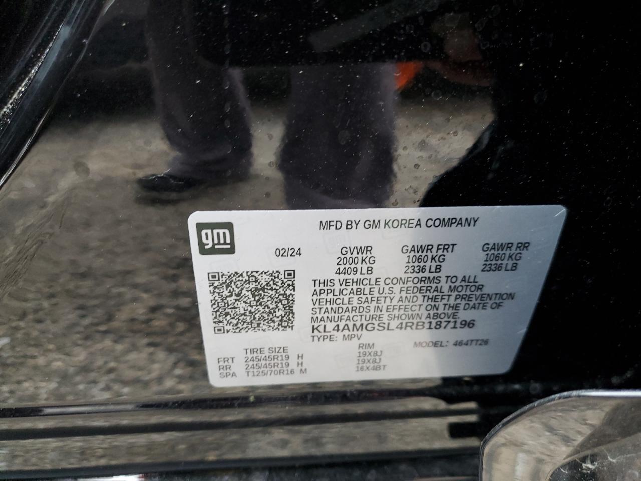 2024 Buick Encore Gx Avenir VIN: KL4AMGSL4RB187196 Lot: 56087184