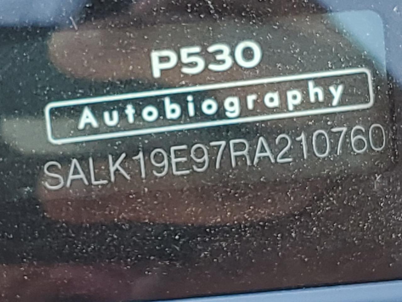 2024 Land Rover Range Rover Autobiography VIN: SALK19E97RA210760 Lot: 53987224