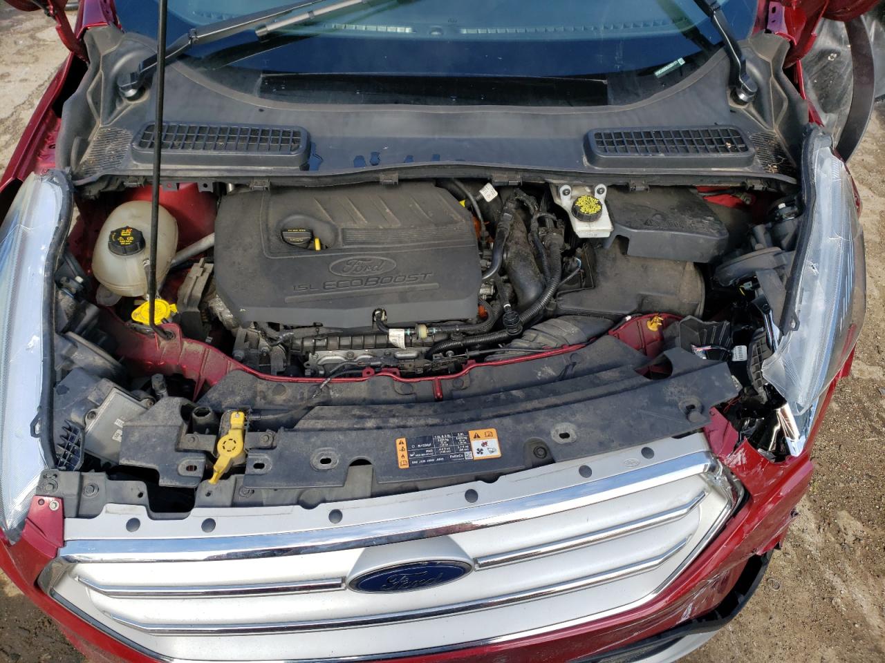 2018 Ford Escape Sel VIN: 1FMCU0HD9JUD01171 Lot: 60227124