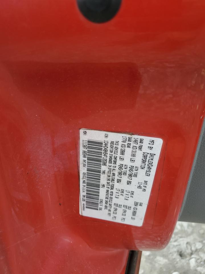 2004 Dodge Durango Slt VIN: 1D4HD48N54F125306 Lot: 83776824