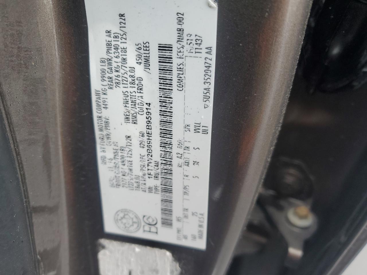 1FT7W2B69HEB95914 2017 Ford F250 Super Duty