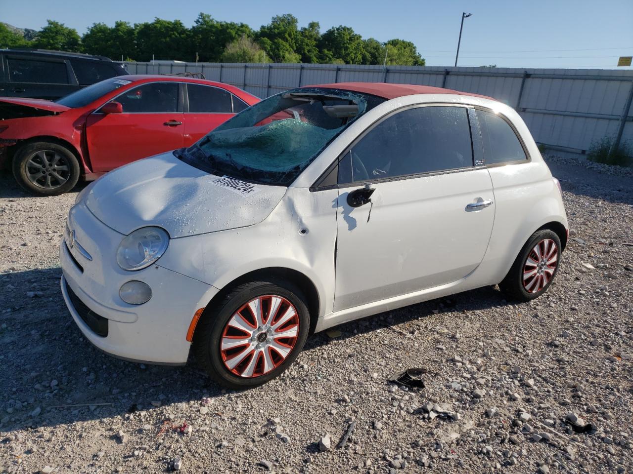 2015 Fiat 500 Pop VIN: 3C3CFFDR7FT753807 Lot: 57006224