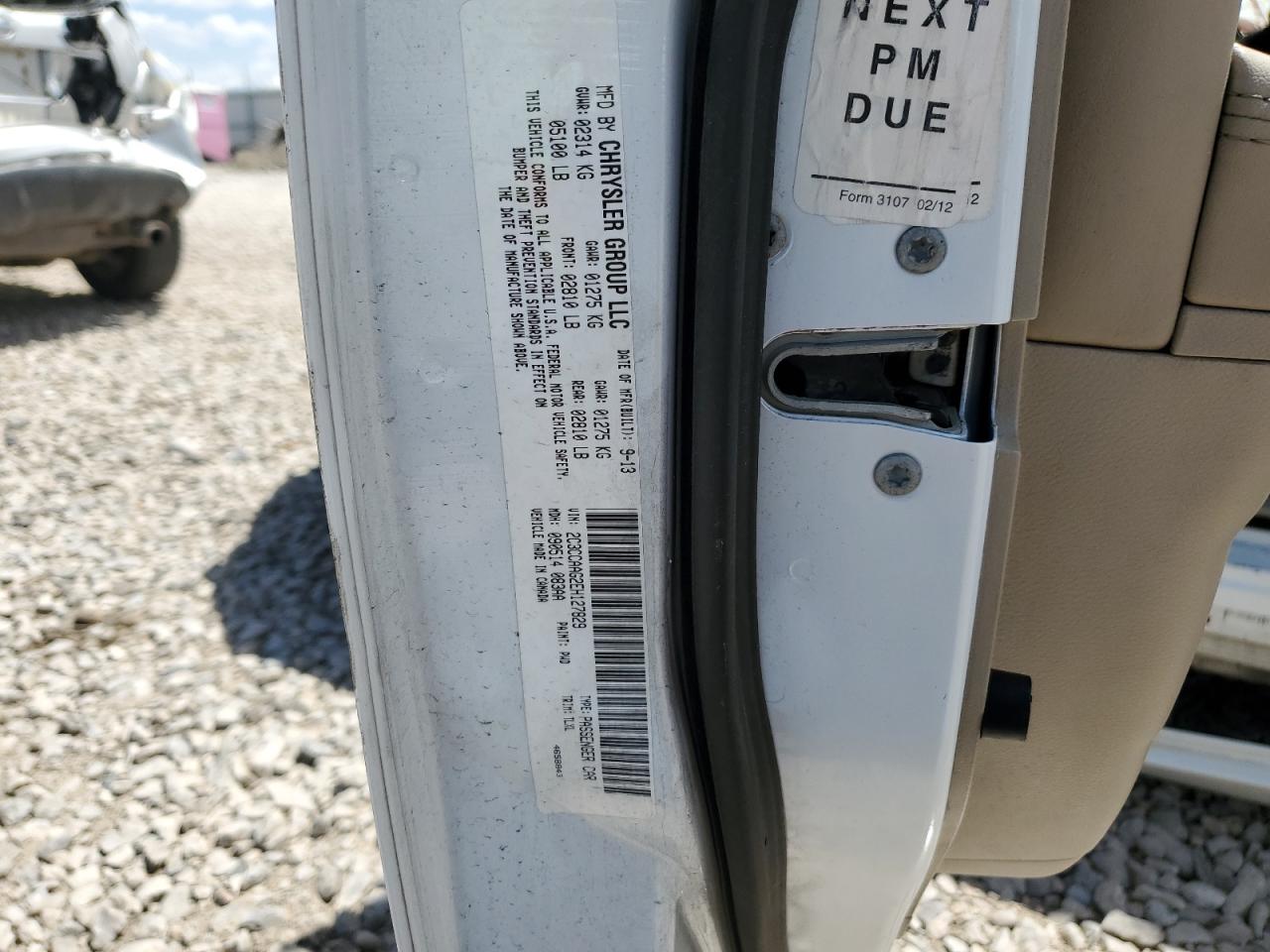 2014 Chrysler 300 VIN: 2C3CCAAG2EH127829 Lot: 56589024