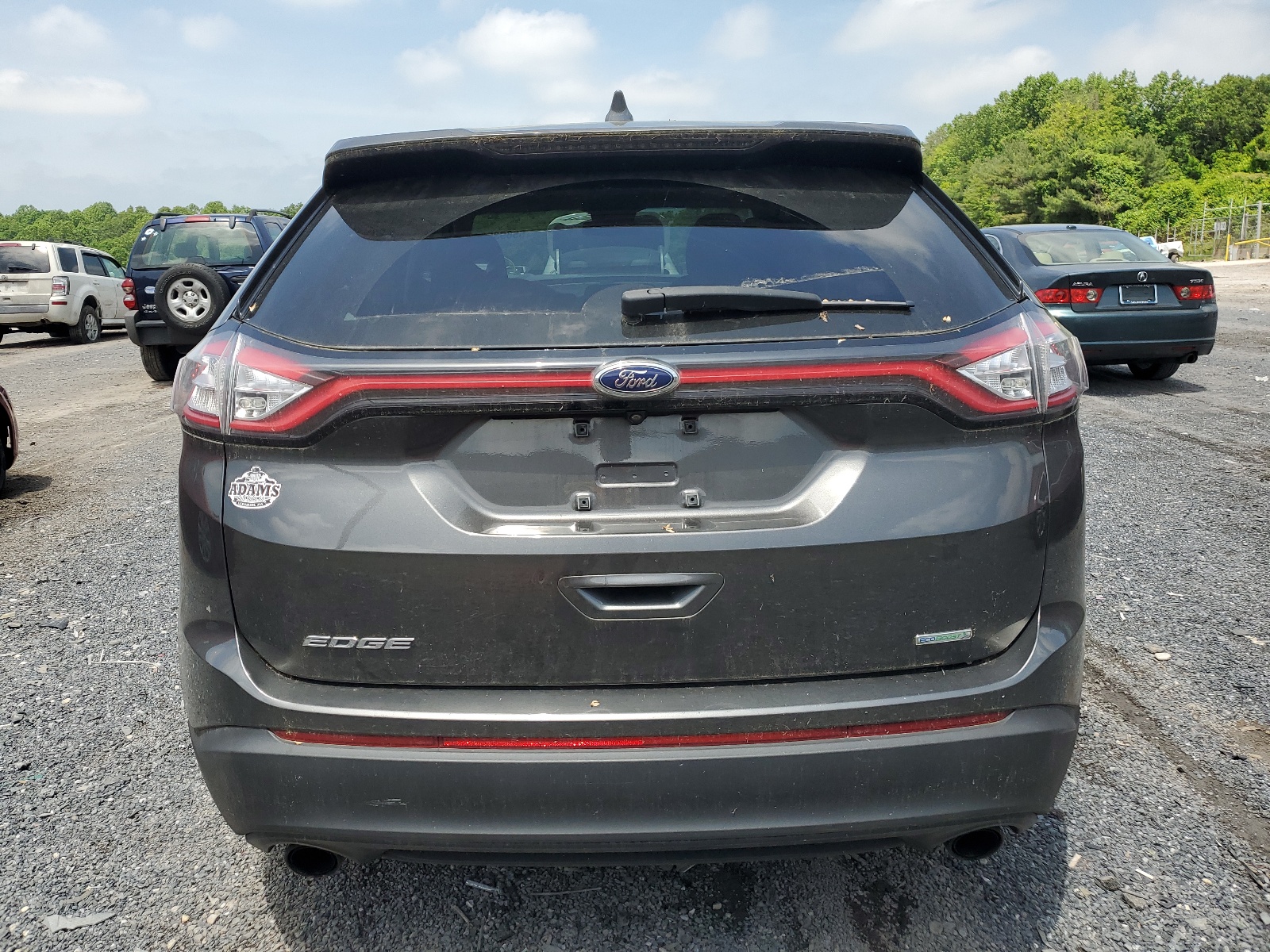 2015 Ford Edge Se vin: 2FMTK3G97FBB44080