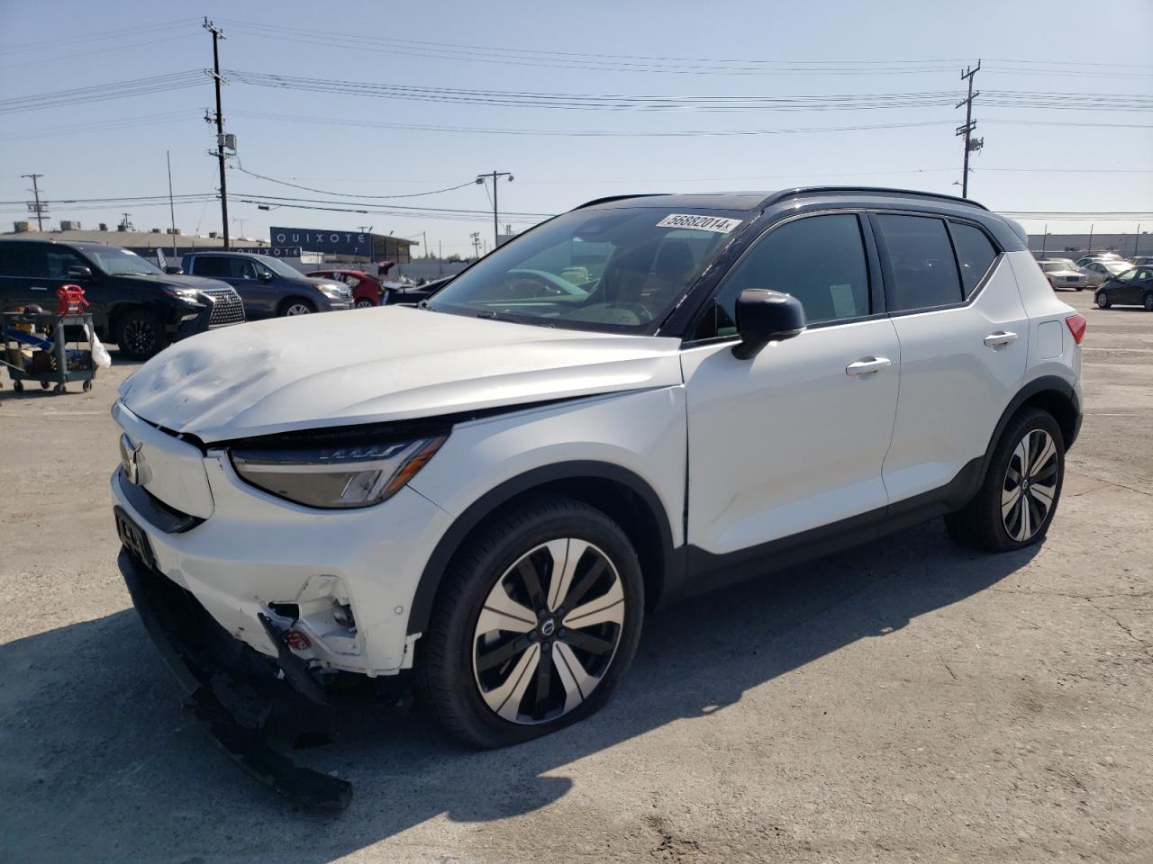 2023 Volvo Xc40 Recharge Plus VIN: YV4ED3ULXP2060864 Lot: 56882014