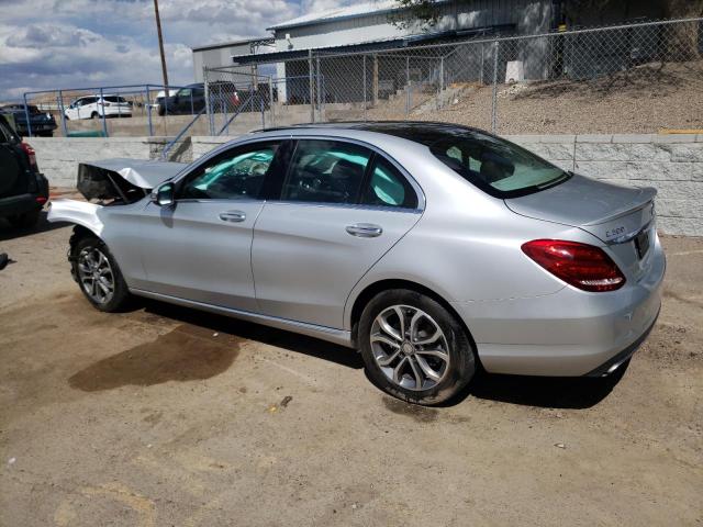  MERCEDES-BENZ C-CLASS 2016 Серебристый