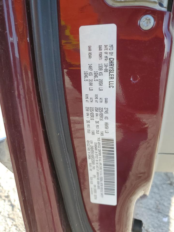 2009 Chrysler Town & Country Touring VIN: 2A8HR54149R525809 Lot: 56278044