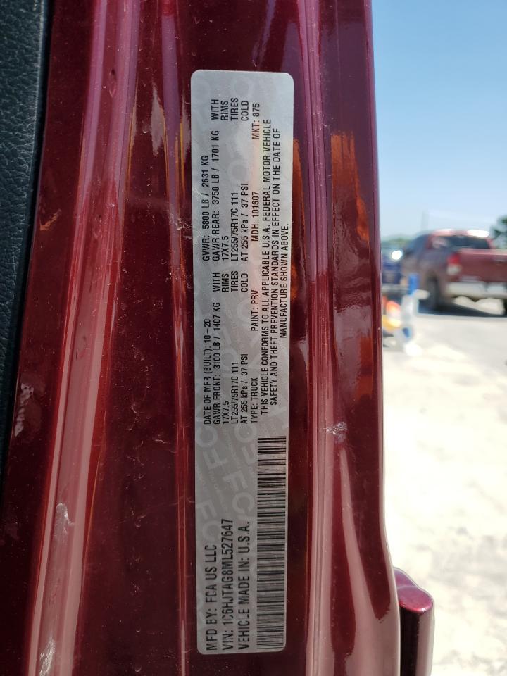 2021 Jeep Gladiator Sport VIN: 1C6HJTAG8ML527647 Lot: 55681534