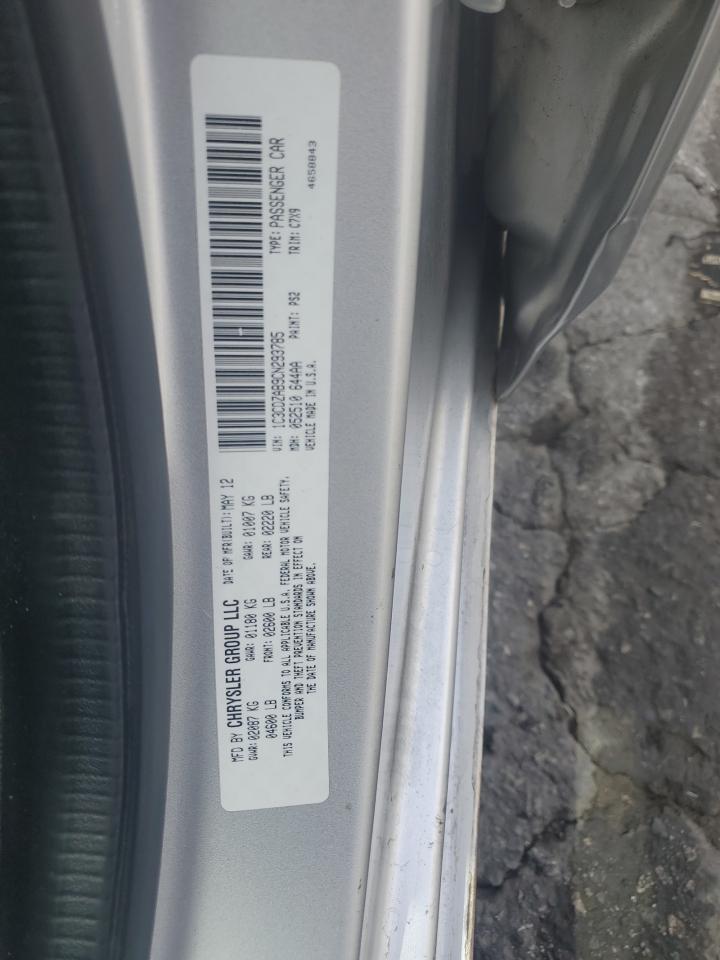 2012 Dodge Avenger Se VIN: 1C3CDZAB9CN293785 Lot: 56104064