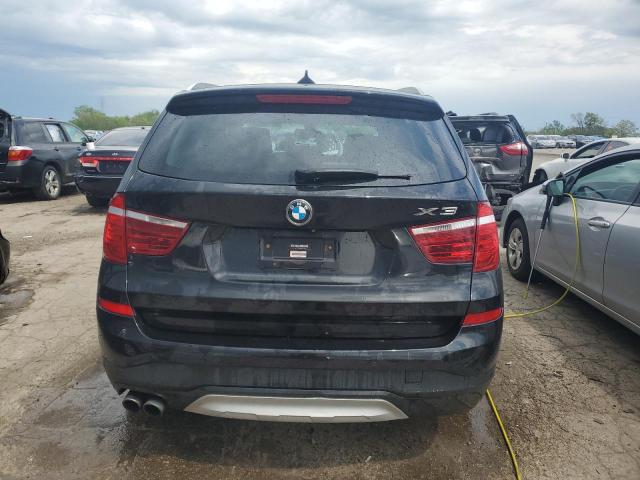  BMW X3 2017 Чорний