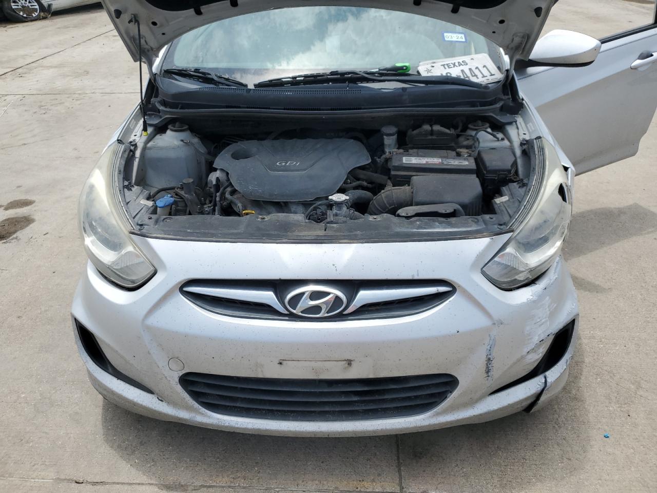 2013 Hyundai Accent Gls VIN: KMHCT4AEXDU291929 Lot: 56257604