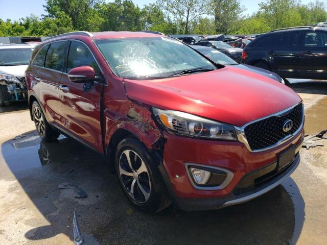  KIA SORENTO 2016 Красный