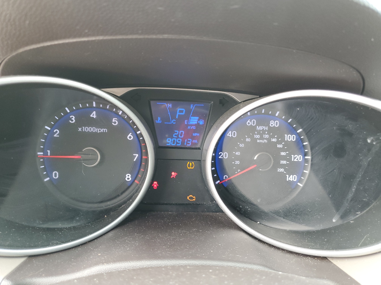 KM8JU3AG4EU801144 2014 Hyundai Tucson Gls